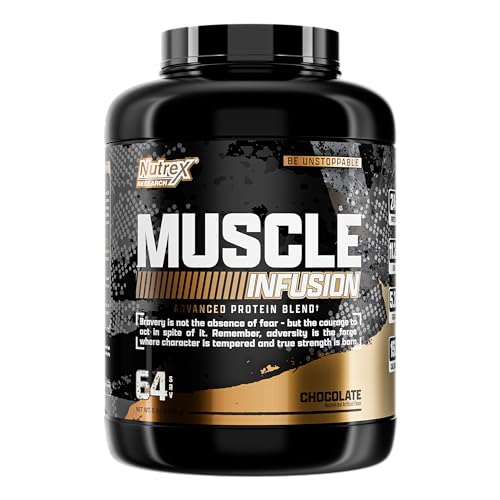 Nutrex Research Whey Protein Powder, Chocolate Muscle Infusion Whey Isolate w/EAA Nutrex ResearchUS supplements