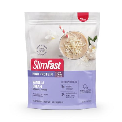 SlimFast High Protein Meal Replacement Powder, 26 Servings, Advanced Nutrition SlimFastUS supplements
