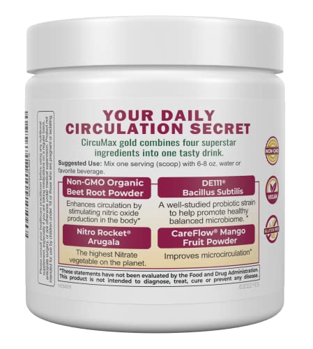 IVL - CircuMax Gold - Nitric Oxide Supplement Powder Boost - Organic Beets - Beetroot IVLAu supplements
