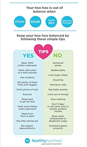 healthy hoohoo Gentle Feminine Foaming Cleanser - All Natural, Paraben- and Fragrance-free (5 fl oz) healthy hoohooAu supplements