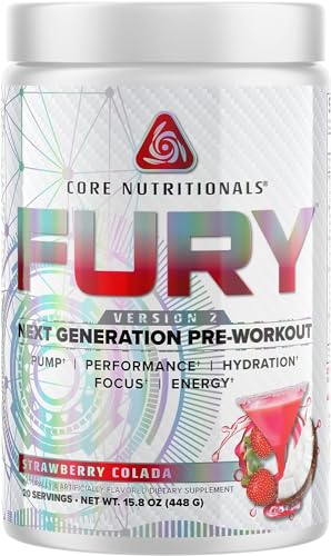 Core Nutritionals Fury V2: Pre-Workout Powder to Maximize Performance in The Gym Core NutritionalsUS supplements