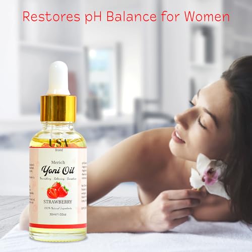 MERICH Natural Yoni Oil | Feminine Yoni Detox Oil | Naturally Scented Vaginal Oil | Restores pH Balance ANGELYCIAAu supplements