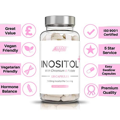 Myo-Inositol Capsules by Freak Athletics - Inositol Capsules with Chromium & Folate Freak AthleticsUS supplements