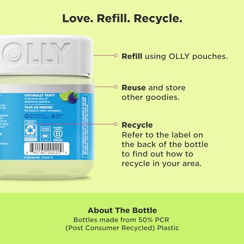 OLLY Pre-Game Energize Workout Gummy Rings, S7 Plant-Based Blend, B Vitamins, Berry OLLYAu supplements