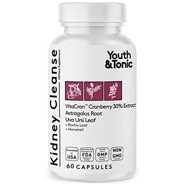 Youth & Tonic Kidney Cleanse Detox for Residual Metabolic Waste & Excess Body Water Youth & TonicAu supplements