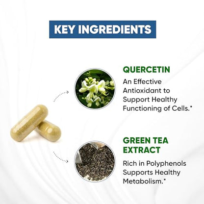 Sandhu's BioZnq 900mg Vegetarian Capsules Zinc Supplement with Quercetin Sandhu'sUS supplements