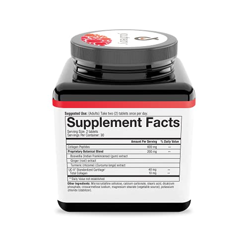 Youtheory Joint Complex with UC-II, 60 Count (1 Bottle) YouTheoryUS supplements