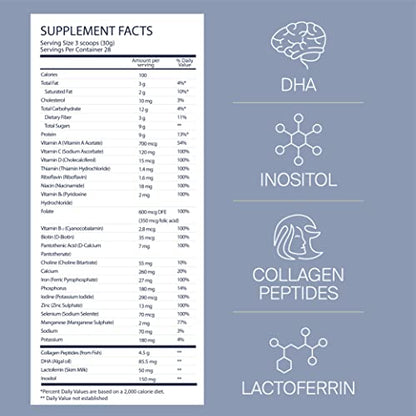 LUV&LIFE Postpartum Vitamin Supplement Powder Vanilla Flavored Has Postnatal Multivitamins LUV&LIFEUS supplements