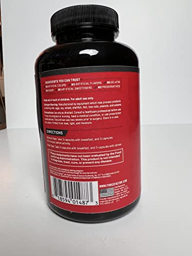 FORCE FACTOR Test X180 Alpha Max, 2-Pack, Total Testosterone and Nitric Oxide Booster Force FactorUS supplements