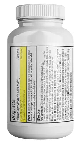 Health Pharma Aspirin 81 mg (1000 Enteric Coated Tablets) | Adult Low Dose Strength Pain Reliever (NSAID) | Safe Pain Relief for Minor Aches and Pain | Value Pack Generic Health PharmaAu supplements