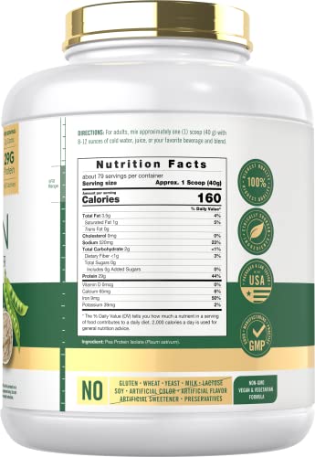 Carlyle Pea Protein Powder with BCAA'S 7lb | Unflavored | 29G Protein | Non-GMO, Gluten CarlyleUS supplements
