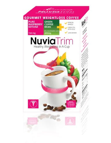 Nuvia Trim - Gourmet Instant Coffee for Weight Loss, with Garcinia Cambogia, Raspberry NuviaUS supplements