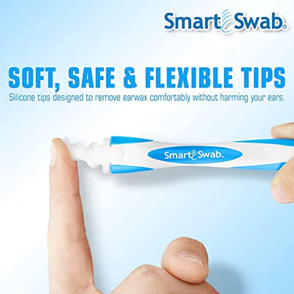 Smart Swab - Spiral Ear Cleanser - Earwax Remover Tool - 16 Replaceable ND productsUS supplements