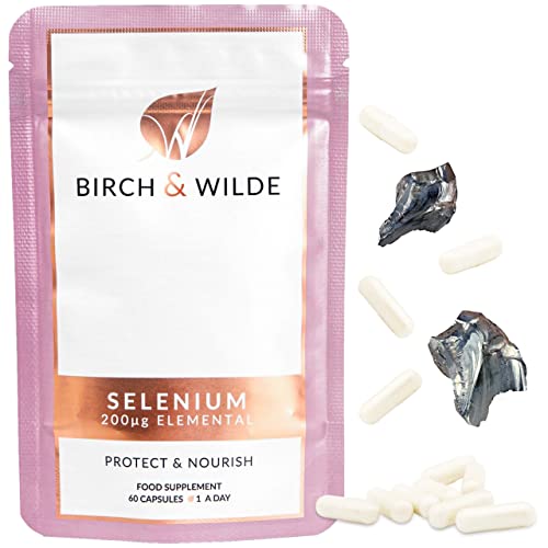 Selenium Supplements - Selenium Capsules for Hair, Skin, Nails & Cognitive Function BIRCH & WILDEAu supplements