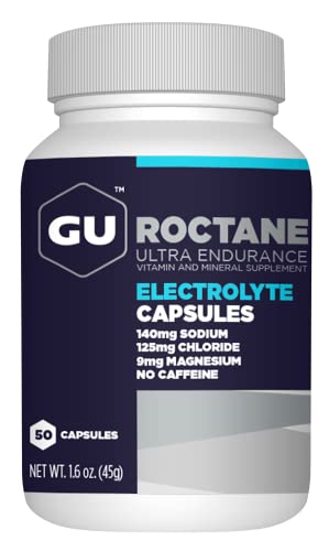 GU Energy Roctane Ultra Endurance Electrolyte Capsules, 50-Count Bottle GU EnergyUS supplements