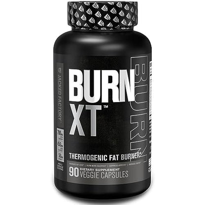 Burn XT Black Thermogenic Fat Burner - Weight Loss Supplement, Appetite Suppressant Jacked FactoryUS supplements