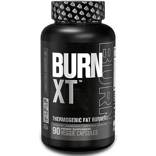 Burn XT Black Thermogenic Fat Burner - Weight Loss Supplement, Appetite Suppressant Jacked FactoryUS supplements