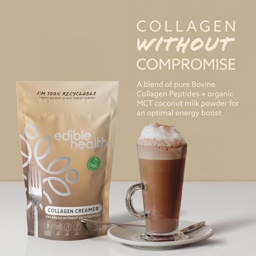 High Protein Bovine Collagen Creamer, Great With Coffee, Hot Chocolate, Smoothies & Porridge Edible HealthUS supplements