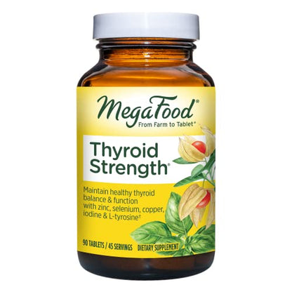 MegaFood Thyroid Strength - Mineral Supplement - Thyroid Support for Women MegaFoodUS supplements