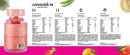 Vegan Collagen Gummies – Advanced Superfood Blend – Vegan Collagen Alternative for Women and Men – Infused with Vitamin C novominsUS supplements