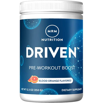 MRM Nutrition Driven Pre-Workout Powder | Blood Orange Flavored | 125mg Caffeine MRMAu supplements