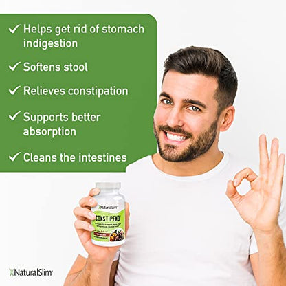 NaturalSlim Constipend - Laxative for Constipation Relief, and Colon Cleanse Supplement NaturalSlimUS supplements