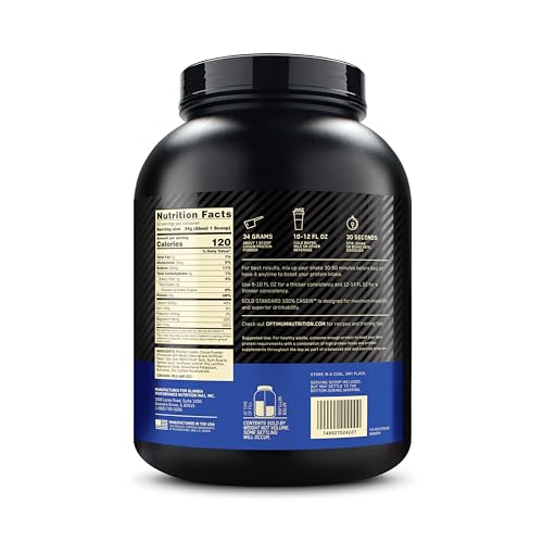 Optimum Nutrition Gold Standard 100% Casein Slow Digesting Protein Powder with Zinc Optimum NutritionUS supplements