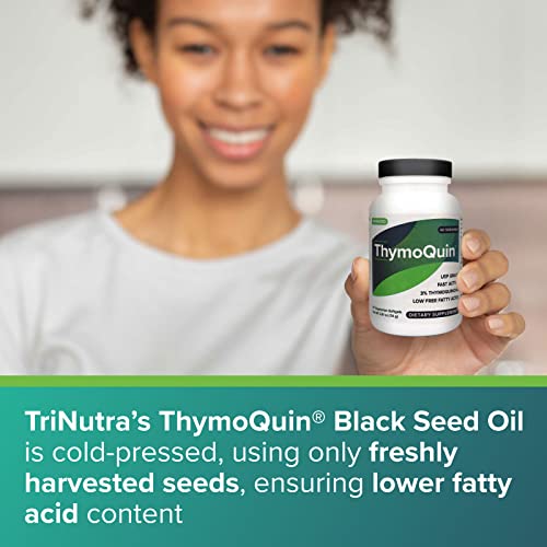 ThymoQuin Cold Pressed Black Seed Oil | Only Patented USP-Grade Clinically Researched ThymoQuinAu supplements