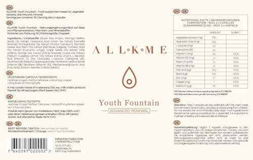 ALLKME Vegan Collagen Booster, Winner of Switzerland Prestige Award ALLKMEAu supplements