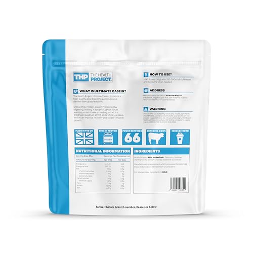 The Health Project Ultimate Casein Protein - Health-Conscious Slow Digesting Supplement The Health ProjectAu supplements