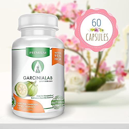 Garcinia Cambogia Extract 100% Pure 95% HCA Pharmaceutical Grade 60 Capsules 1 Month GarciniaLabAu supplements