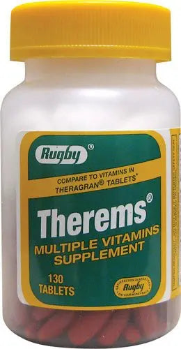Therems Multiple Vitamin 130 Tabs RUGBY LABORATORIESAu supplements