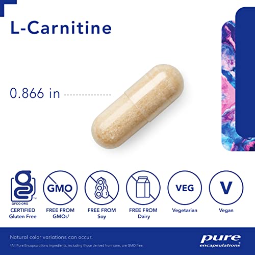 Pure Encapsulations L-Carnitine | Hypoallergenic Supplement for Cardiovascular and Endurance Support Pure EncapsulationsAu supplements
