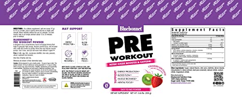Bluebonnet Nutrition Extreme Edge Pre Workout, Muscle Recharging Formula, Increases BluebonnetAu supplements