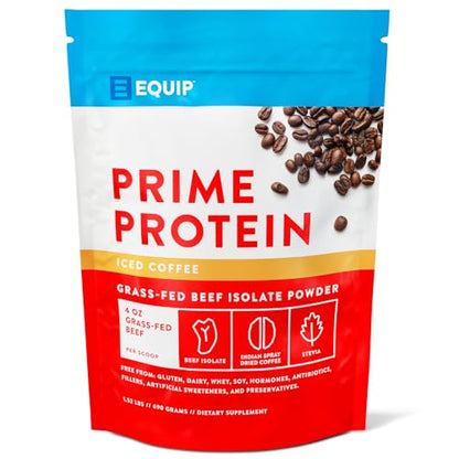 Equip Foods Prime Protein - Grass Fed Beef Protein Powder Isolate - Paleo and Keto EquipUS supplements