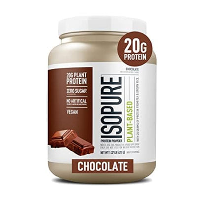 Isopure Chocolate Vegan Protein Powder, with Monk Fruit Sweetener & Amino Acids IsopureUS supplements