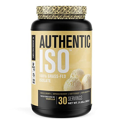 Jacked Factory Authentic ISO Grass Fed Whey Protein Isolate Powder - Low Carb Jacked FactoryUS supplements