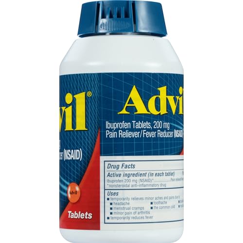 Advil Pain Reliever and Fever Reducer, Ibuprofen 200mg for Pain Relief - 300 Count, Advil PM Pain Reliever and Nighttime Sleep Aid, Ibuprofen for Pain Relief and Diphenhydramine Citrate - 2 Count AdvilAu supplements