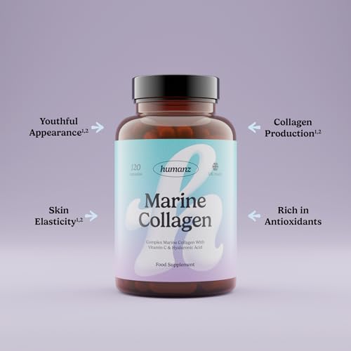 Humanz Collagen Capsules - Marine Collagen with Vitamin C - Collagen Supplements for Women & Men HumanzAu supplements