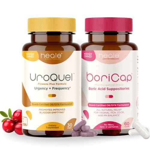 BoriCap 30 and UroQuel 30 Bundle for Vaginal pH and Overactive Bladder BoriCapAu supplements