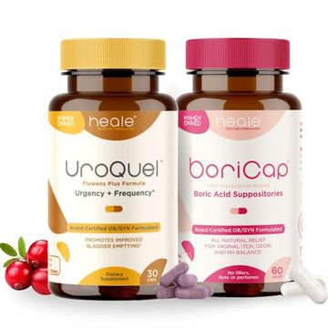BoriCap 30 and UroQuel 30 Bundle for Vaginal pH and Overactive Bladder BoriCapAu supplements