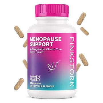 Pink Stork Menopause Supplements for Women with Ashwagandha and Black Cohosh Pink StorkUS supplements