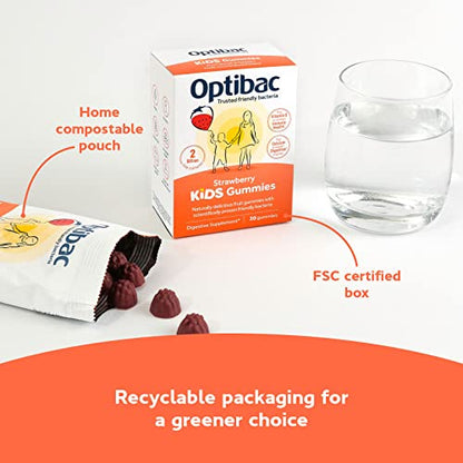 Optibac Kids Probiotic with Vitamin D & Calcium for Immune System Support & Gut Health OptiBacUS supplements