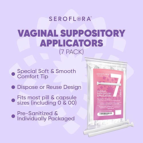 SEROVERA Seroflora Boric Acid Suppositories Applicators for Women, Individually Wrapped Pack of 7 SEROVERAAu supplements