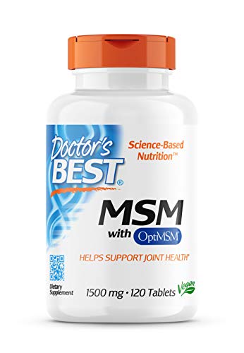 Doctor's Best MSM with OptiMSM, Non-GMO, Gluten Free, Joint Support, 1500 mg Doctor's BESTAu supplements