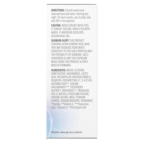 Olay Super Serum - Glow Serum for Face - Activated Niacinamide, Vitamin C & E, Collagen Peptide, AHA - 5-in-1 Benefits - Brightens, Hydrates, Smooths, Firms, Evens Tone, Proactive Anti-Aging, 1.7 Oz OlayAu supplements