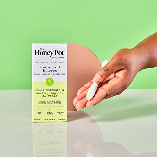 The Honey Pot Company 7 Day Boric Acid & Herbs Suppositories - Maintains and Balances Healthy The Honey Pot CompanyAu supplements