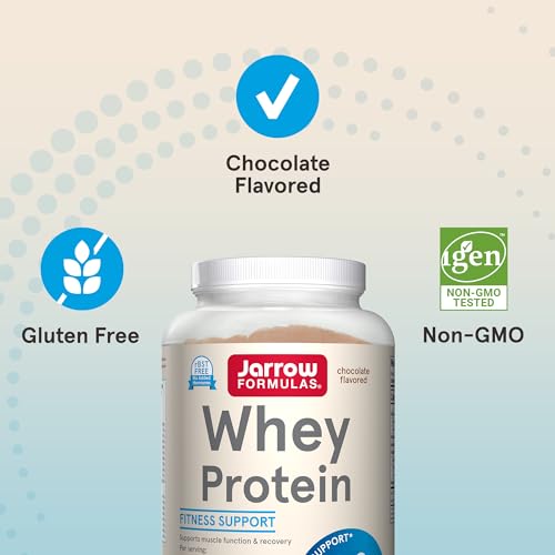 Jarrow Formulas Whey Protein With 18 g of Protein, 3.8 g of BCAAs, & Glutamine, Dietary Jarrow FormulasUS supplements