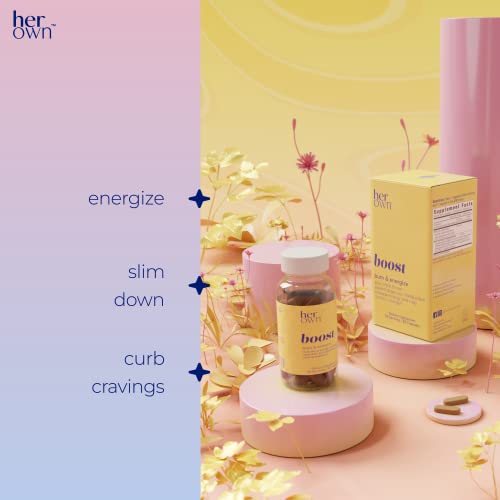 her own Boost, Helps Boost Energy, Supports Metabolism, Proprietary Thermogenic Blend her ownUS supplements