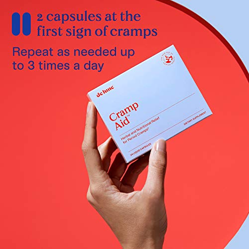 De Lune Cramp Aid, Herbal and Natural Relief for Period Cramps with Fenugreek Seed De LuneAu supplements